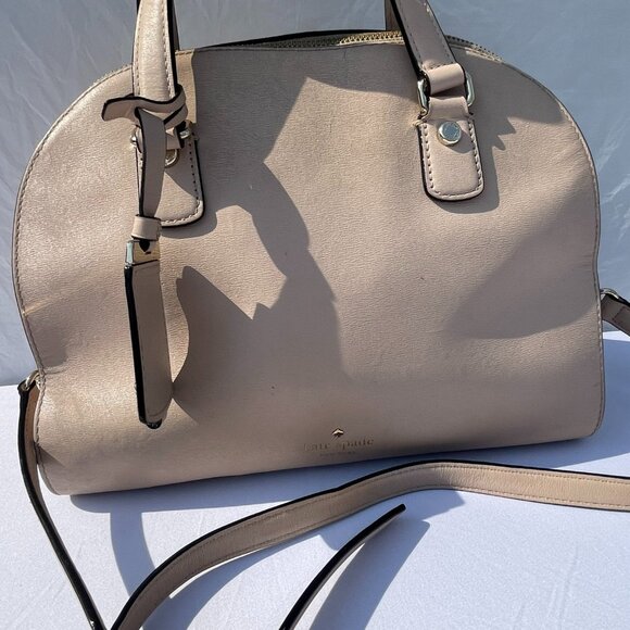 s-l400.jpg Kate Spade New York Nichols Street Reiley Leather Satchel Purse Rose Cloud